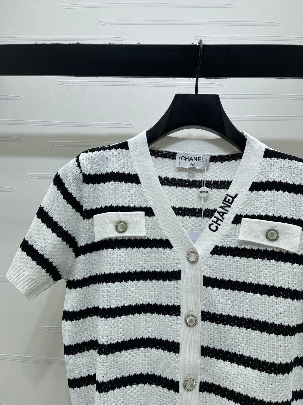 CHANEL 26S SHORT-SLEEVE KNIT TOP 1344
