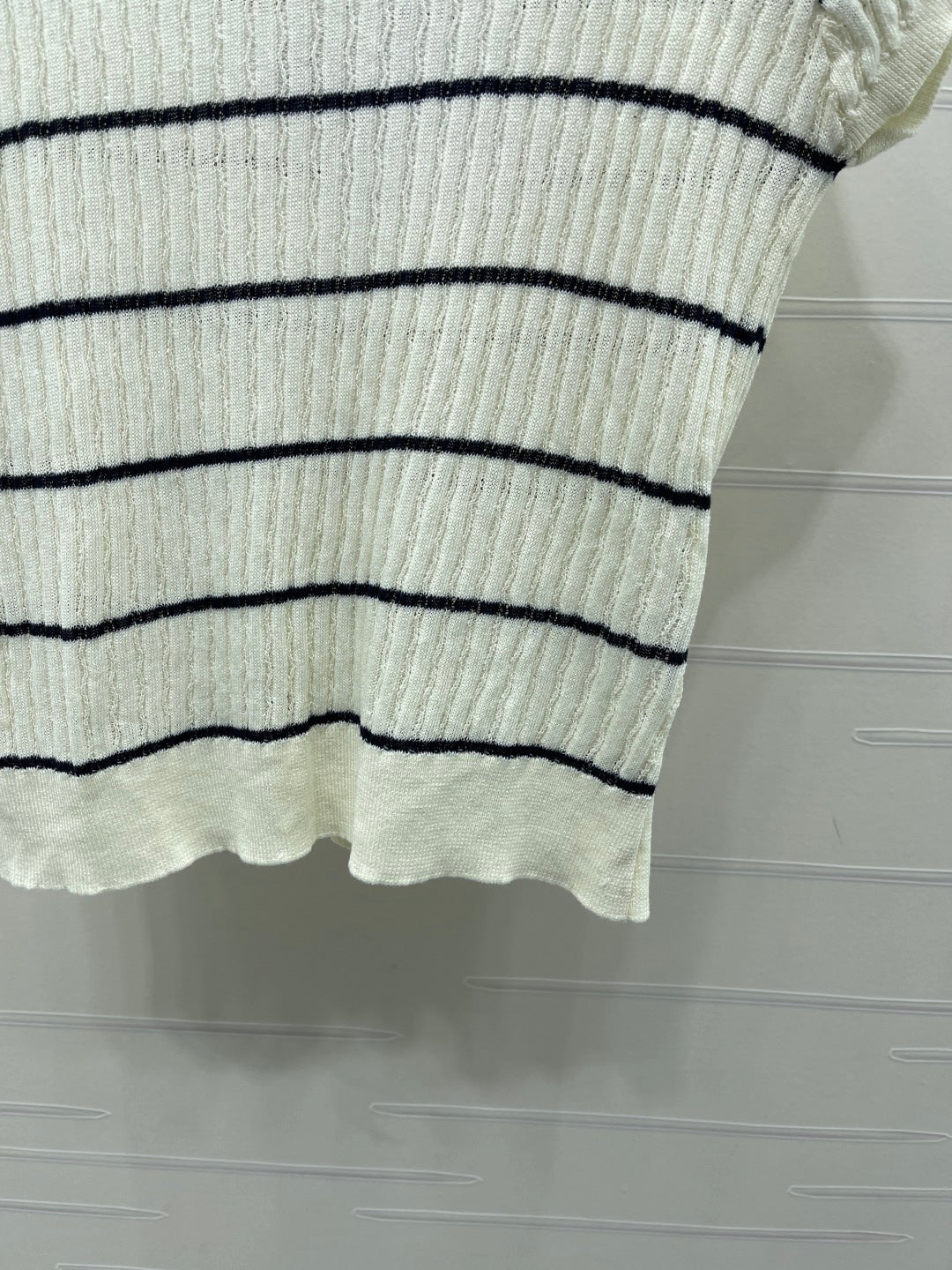 CHANEL 26S SHORT-SLEEVE KNIT TOP 1342