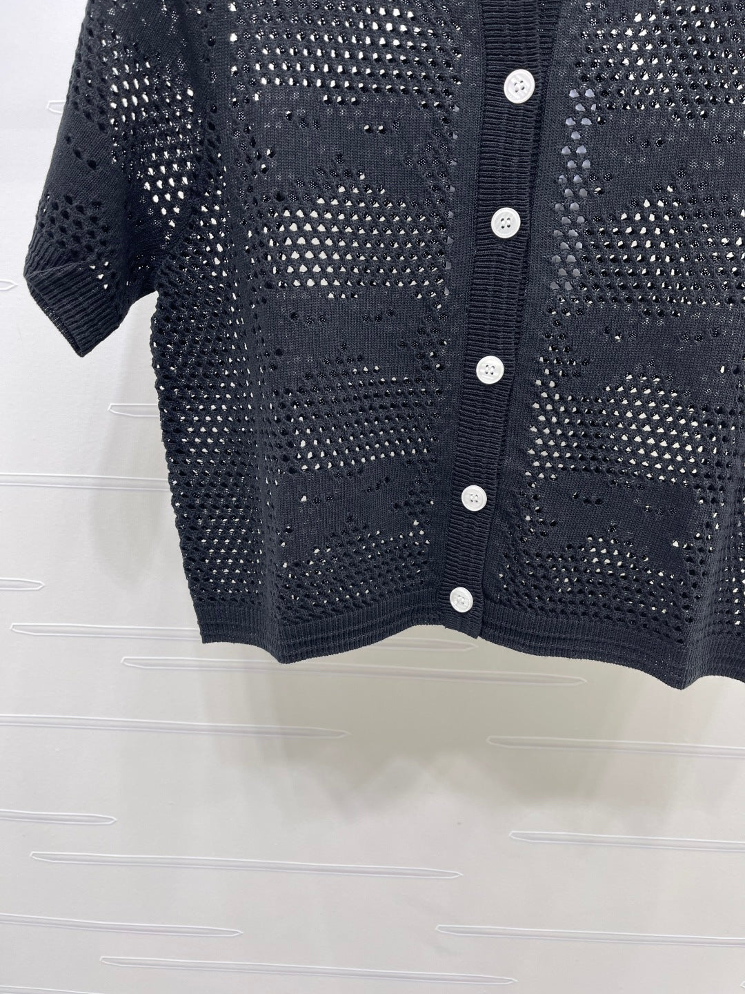 CHANEL 26S OPENWORK KNIT CARDIGAN 1334