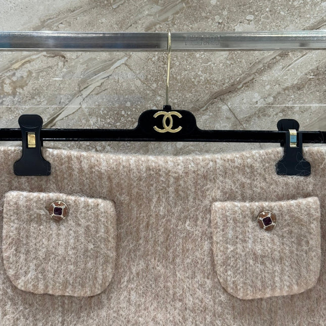 CHANEL 25S KNIT MIDI SKIRT 530