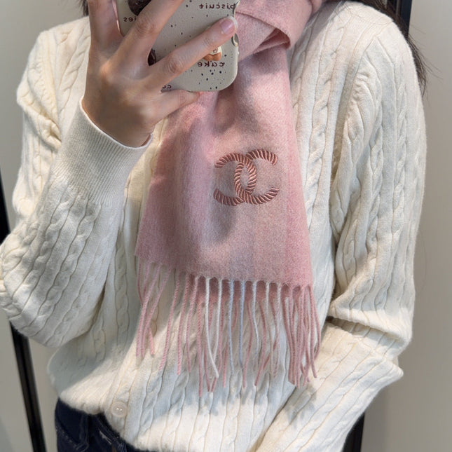 CHANEL 25S SCARF 180 CM IN CASHMERE 942892