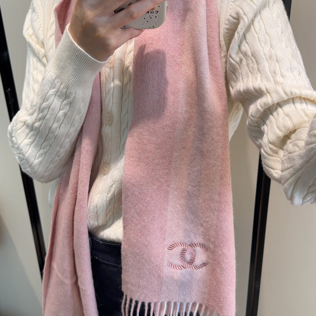 CHANEL 25S SCARF 180 CM IN CASHMERE 942892