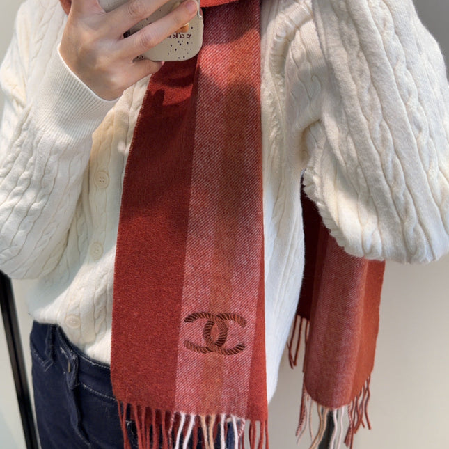 CHANEL 25S SCARF 180 CM IN CASHMERE 942893
