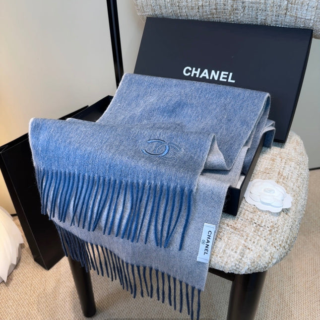 CHANEL 25S SCARF 180 IN CASHMERE 989788