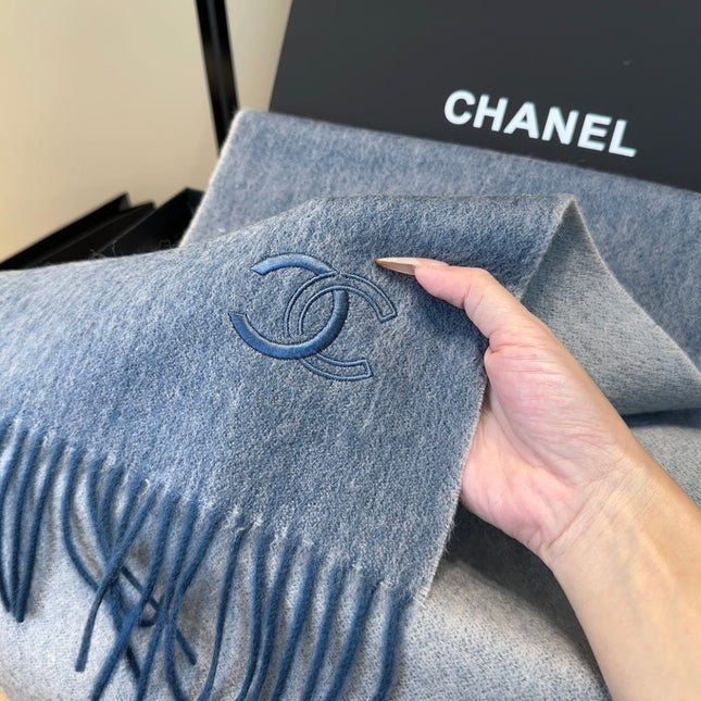 CHANEL 25S SCARF 180 IN CASHMERE 989788
