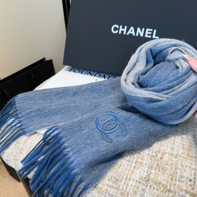 CHANEL 25S SCARF 180 IN CASHMERE 989788