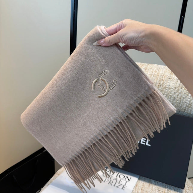 CHANEL 25S SCARF 180 IN CASHMERE 989789