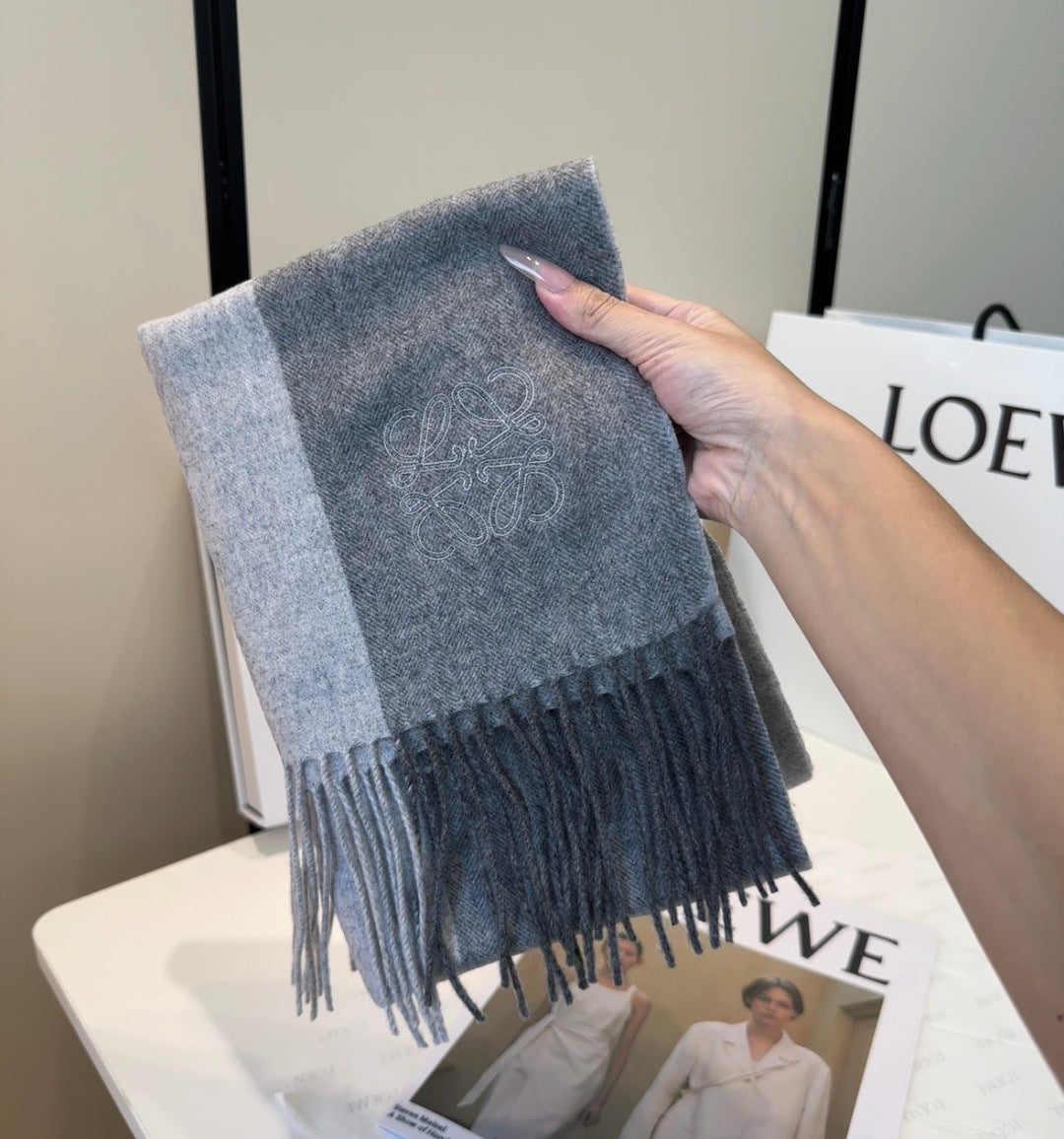 LOEWE 26S SCARF 180 IN CASHMERE 165923