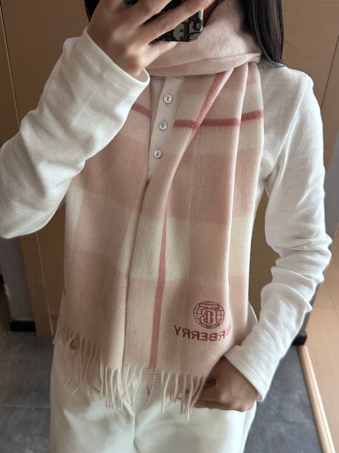 BURBERRY 26S SCARF 180CM IN CASHMERE 192542
