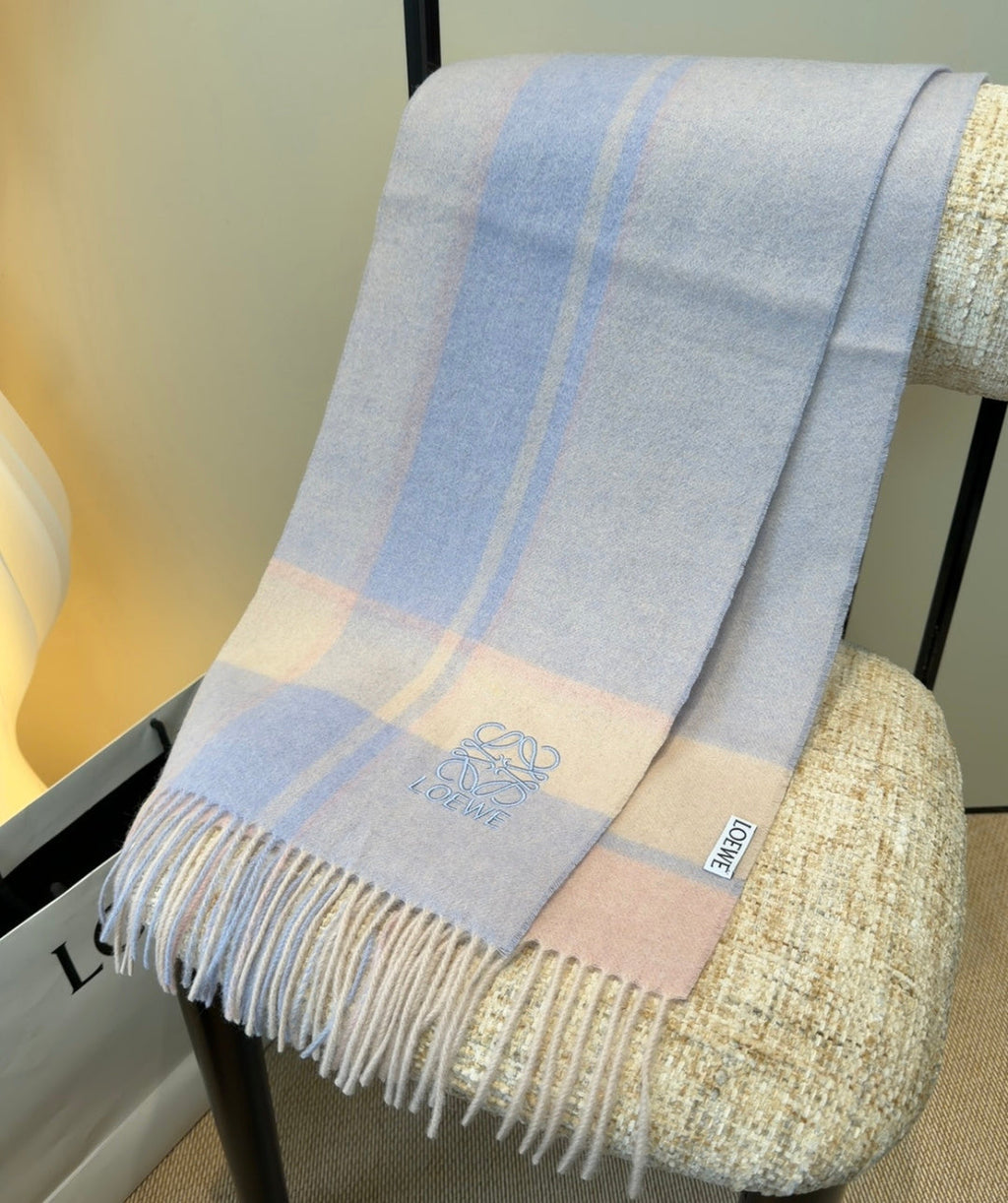 LOEWE 26S SCARF 180 IN CASHMERE WOOL 202468