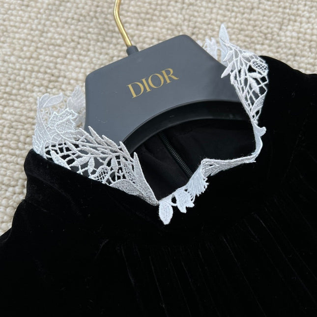 DIOR 25S VELVET DRESS 683