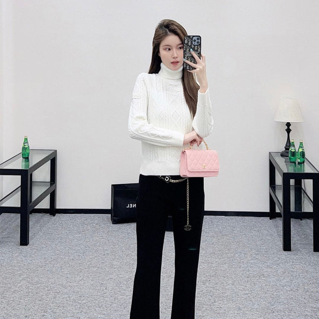 CHANEL 25S TURTLENECK SWEATER 455