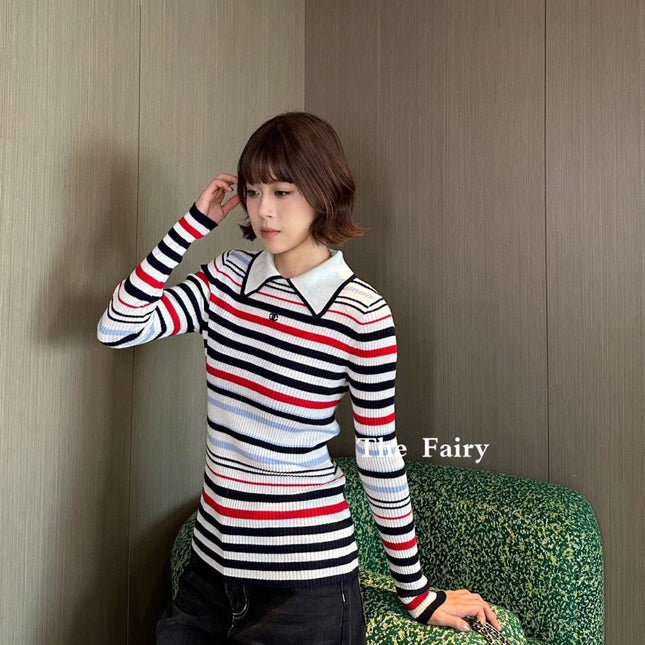 CHANEL 25S COLLARED SWEATER 578