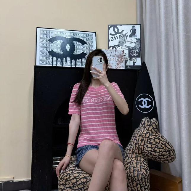 DIOR 25S KNITTED T-SHIRT 636