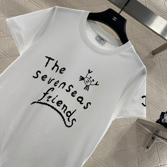 CHANEL 25S CREW NECK T-SHIRT 458