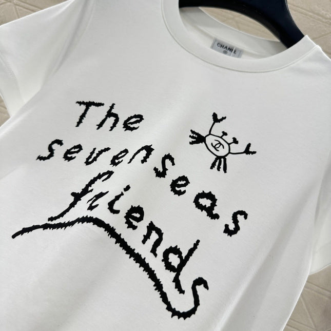 CHANEL 25S CREW NECK T-SHIRT 458