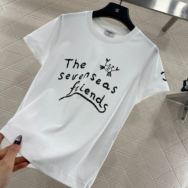 CHANEL 25S CREW NECK T-SHIRT 458