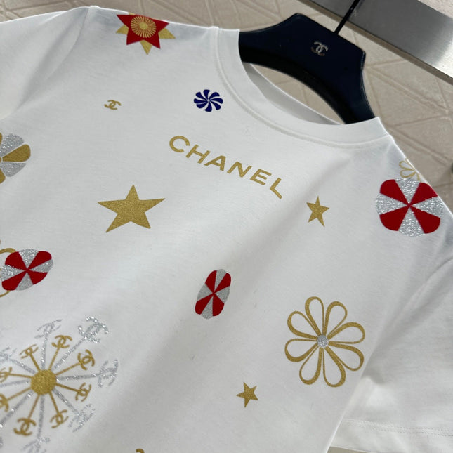 CHANEL 25S PRINTED T-SHIRT 650