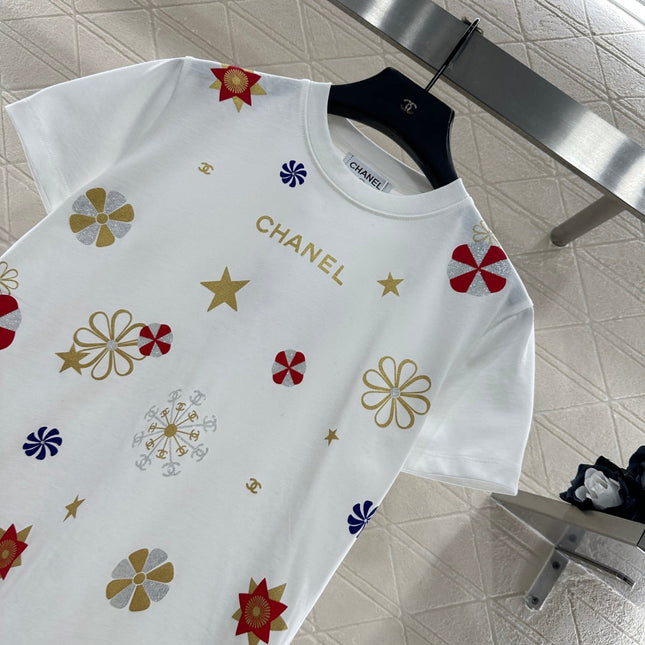 CHANEL 25S PRINTED T-SHIRT 650