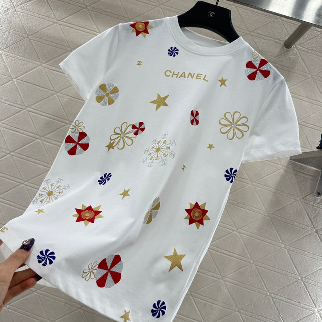 CHANEL 25S PRINTED T-SHIRT 650