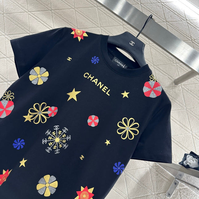 CHANEL 25S PRINTED T-SHIRT 649
