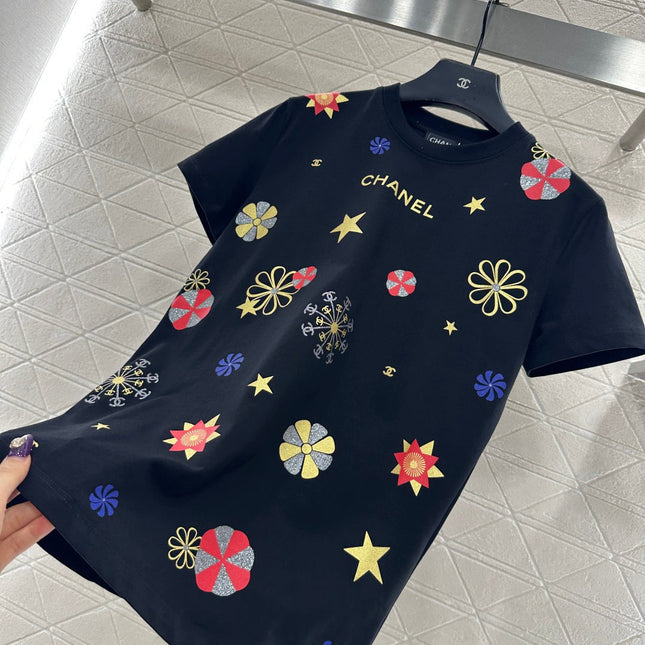CHANEL 25S PRINTED T-SHIRT 649