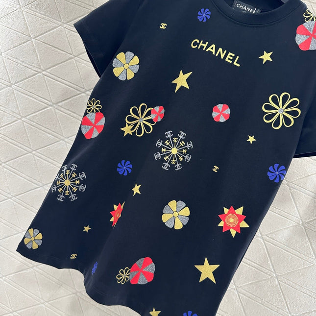 CHANEL 25S PRINTED T-SHIRT 649