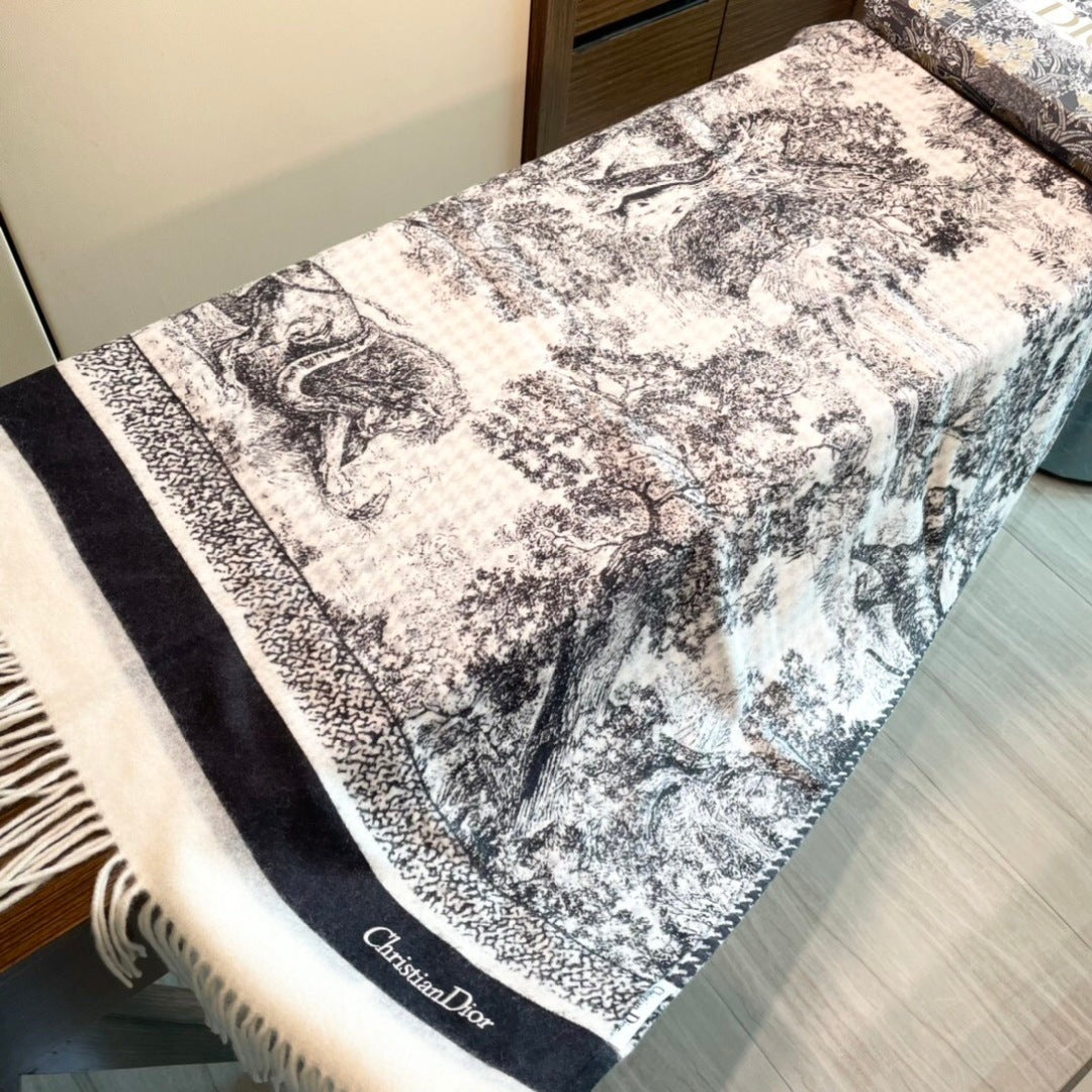 DIOR 26S SCARF 200CM IN CASHMERE 132257