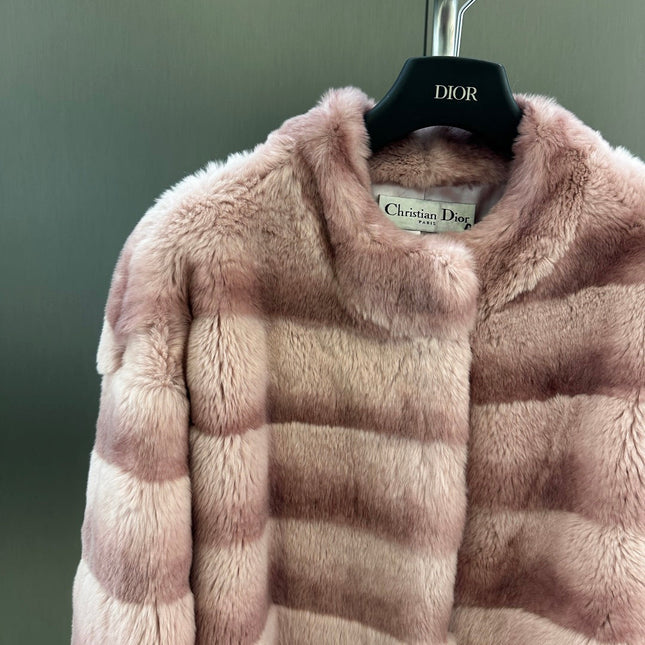 DIOR 25S RABBIT FUR JACKET 736