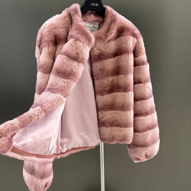 DIOR 25S RABBIT FUR JACKET 736