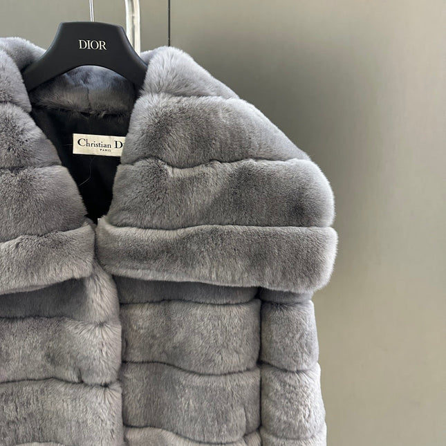 DIOR 25S RABBIT FUR JACKET 739
