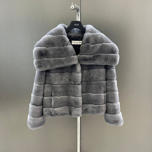 DIOR 25S RABBIT FUR JACKET 739