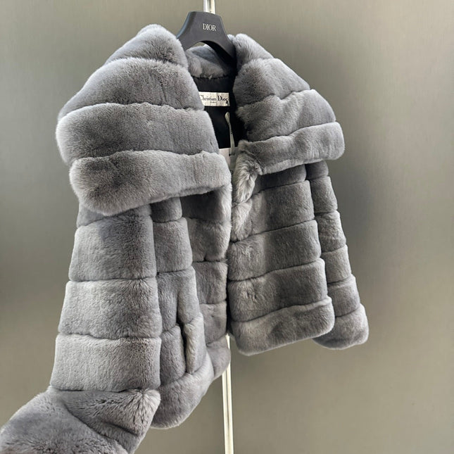 DIOR 25S RABBIT FUR JACKET 739