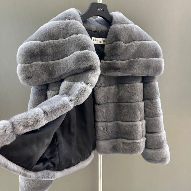 DIOR 25S RABBIT FUR JACKET 739