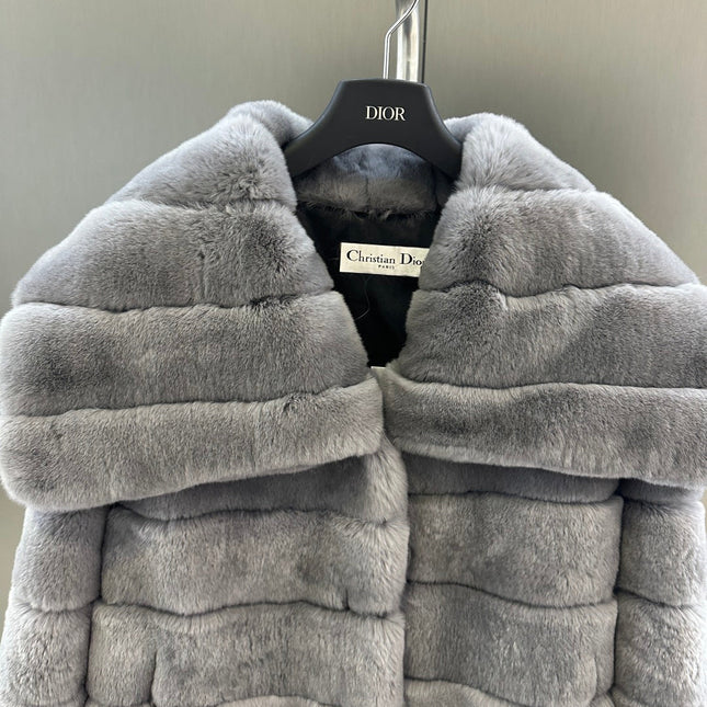 DIOR 25S RABBIT FUR JACKET 739