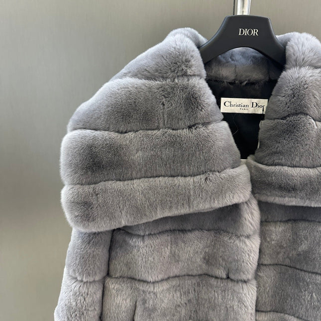 DIOR 25S RABBIT FUR JACKET 739