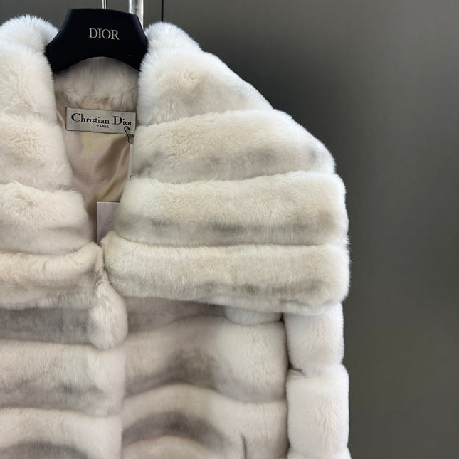 DIOR 25S RABBIT FUR JACKET 738