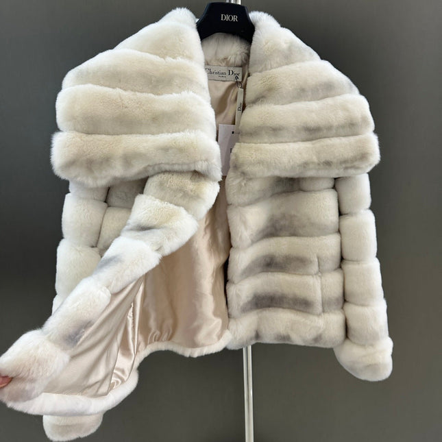 DIOR 25S RABBIT FUR JACKET 738