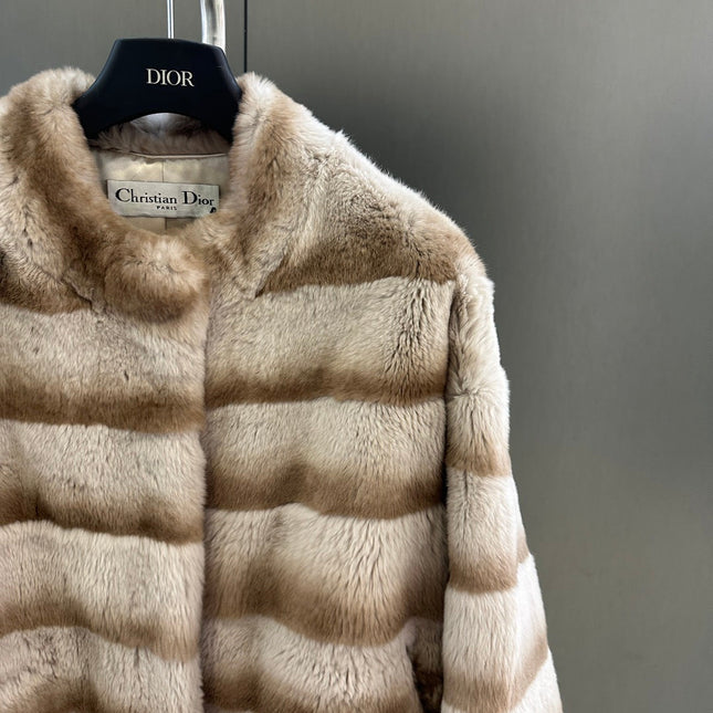 DIOR 25S RABBIT FUR JACKET 737