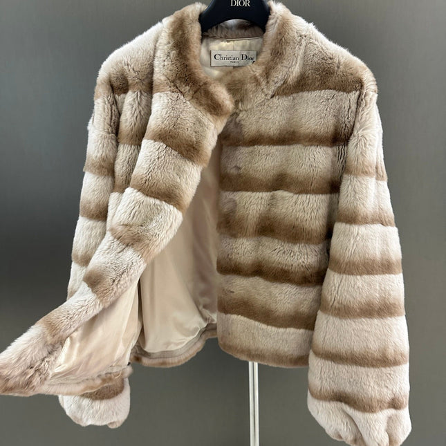 DIOR 25S RABBIT FUR JACKET 737