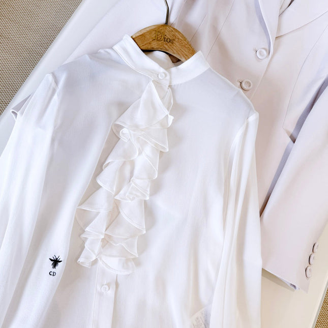 DIOR 25S PLEATED SHIRT 721