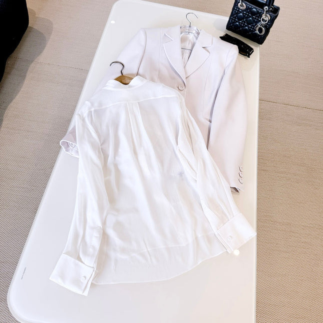 DIOR 25S PLEATED SHIRT 721
