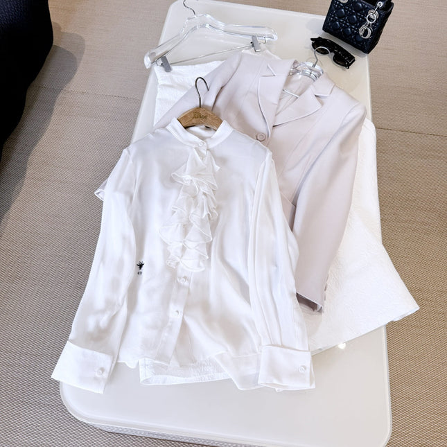 DIOR 25S PLEATED SHIRT 721