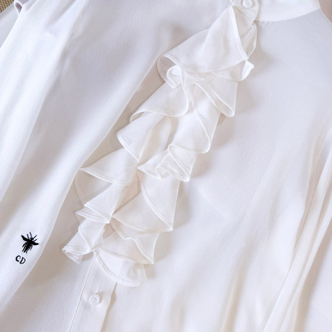 DIOR 25S PLEATED SHIRT 721