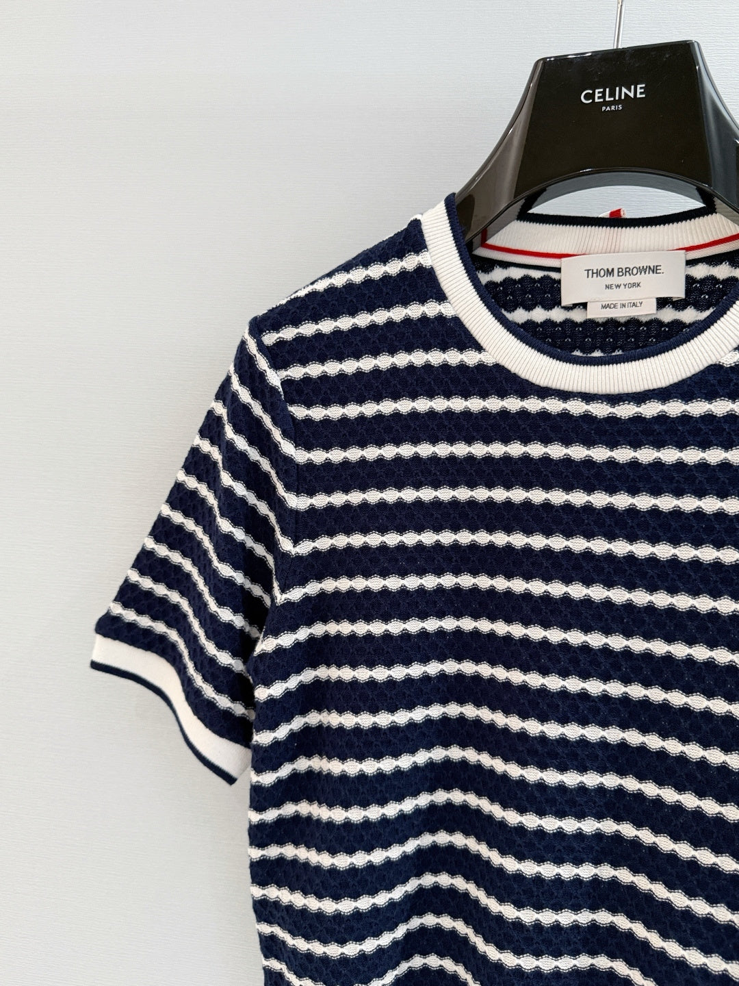 THOM 26S SHORT-SLEEVE KNIT TOP STYLE 198