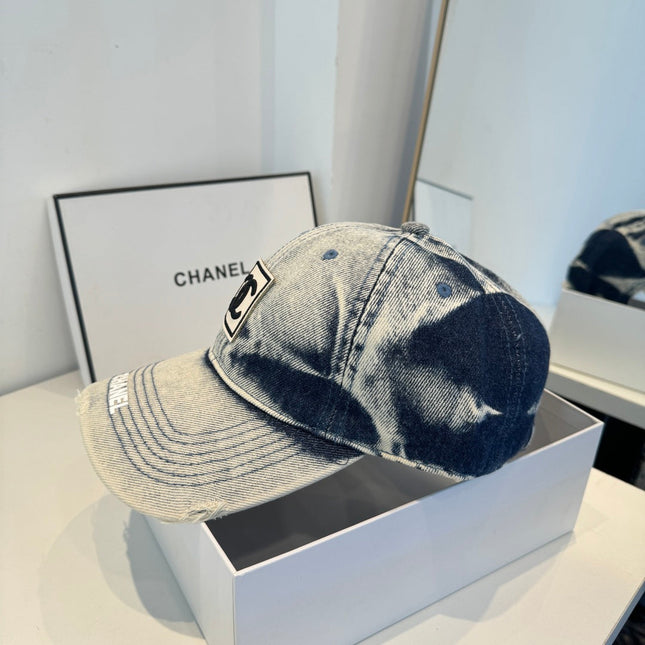 CHANEL 26S DENIM BASEBALL CAP 337805
