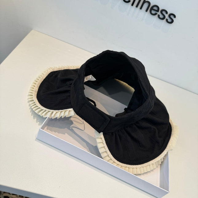 CHANEL 26S WIDE-BRIM OPEN-TOP HAT 337791