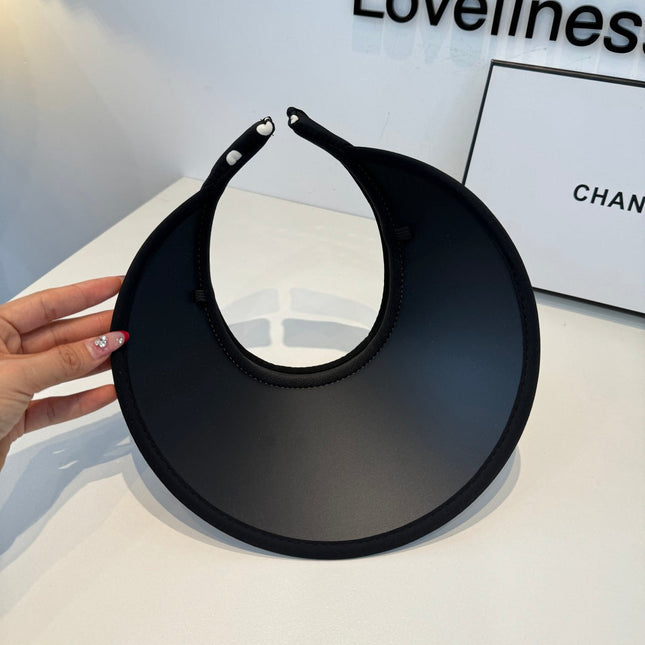 CHANEL 26S POLKA-DOT OPEN-TOP HAT 337955