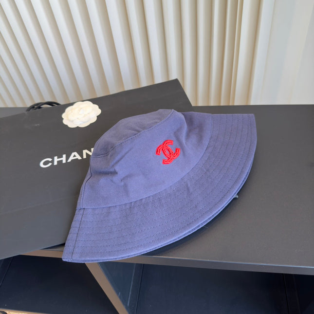 CHANEL 26S EMBROIDERED CC BUCKET HAT 337811