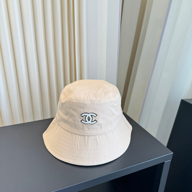 CHANEL 26S EMBROIDERED CC BUCKET HAT 337814